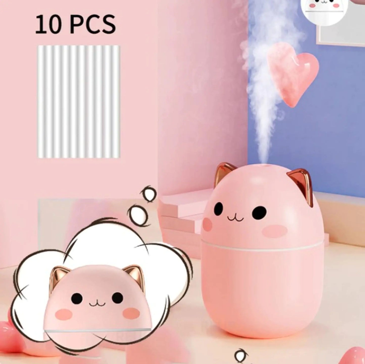 Cute Cat Humidifier 250ml