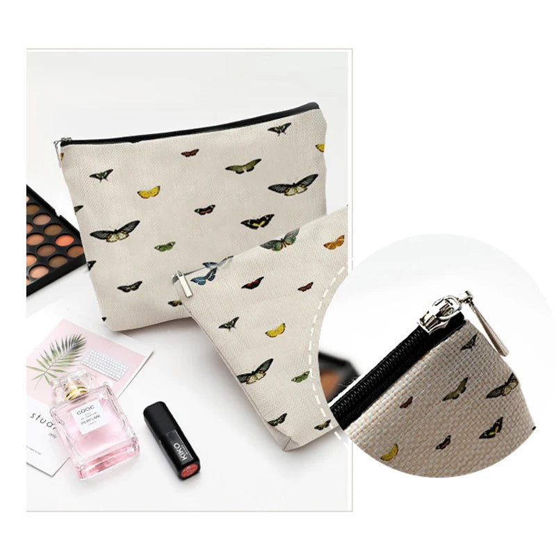 Super Cute Funny Cat Artist Design Makeup Bag Women Ladies Cosmetic Bag Travel Toiletry Organizer Lipstick Vanity Pouch