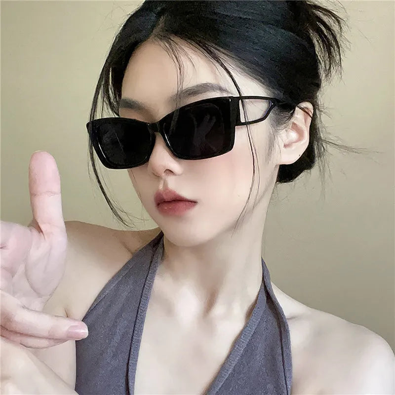 2023 Fashion Cat Eye Sunglasses Women Luxury SunGlasses For Ladies Classic Rectangle Driving Eyewear UV400