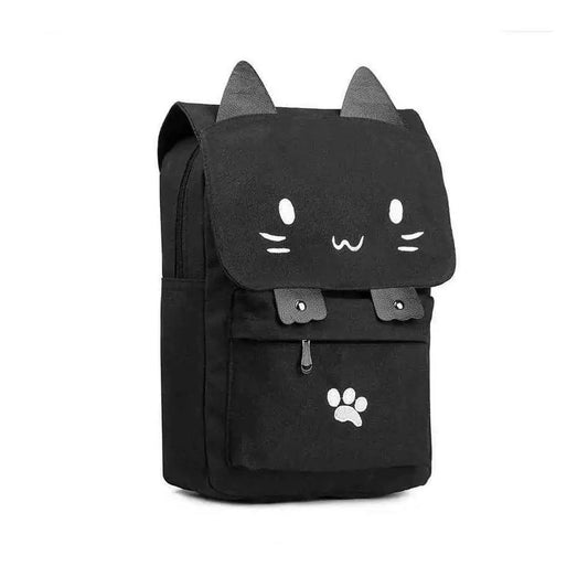 Kitty Cat Canvas Backpack