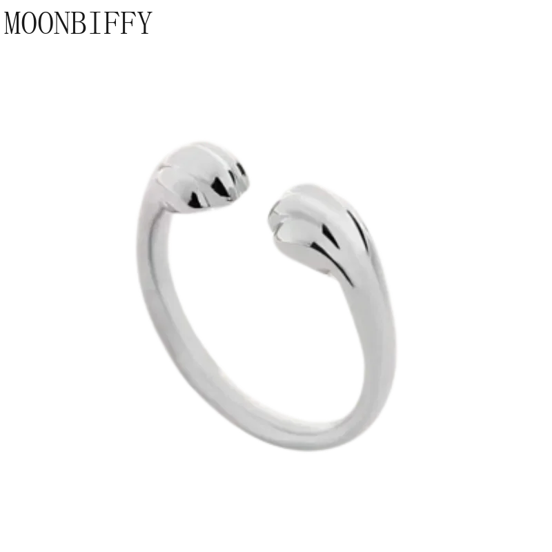 Cute Cat Claw Ring Ladies Adjustable Simple Fashion Jewelry Rings Banquet Party Birthday Present Woman Wedding Rings Open Ring