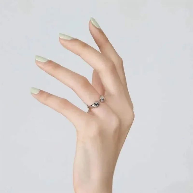 Cute Cat Claw Ring Ladies Adjustable Simple Fashion Jewelry Rings Banquet Party Birthday Present Woman Wedding Rings Open Ring