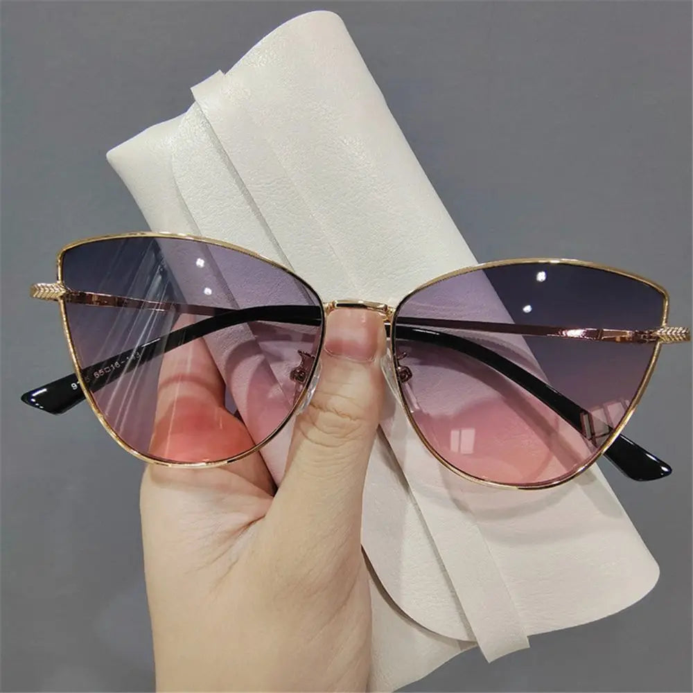 UV400 Popular Eyewear Trending Small Vintage Sunglasses Cat Eye Sunglasses Ladies Shades Shades