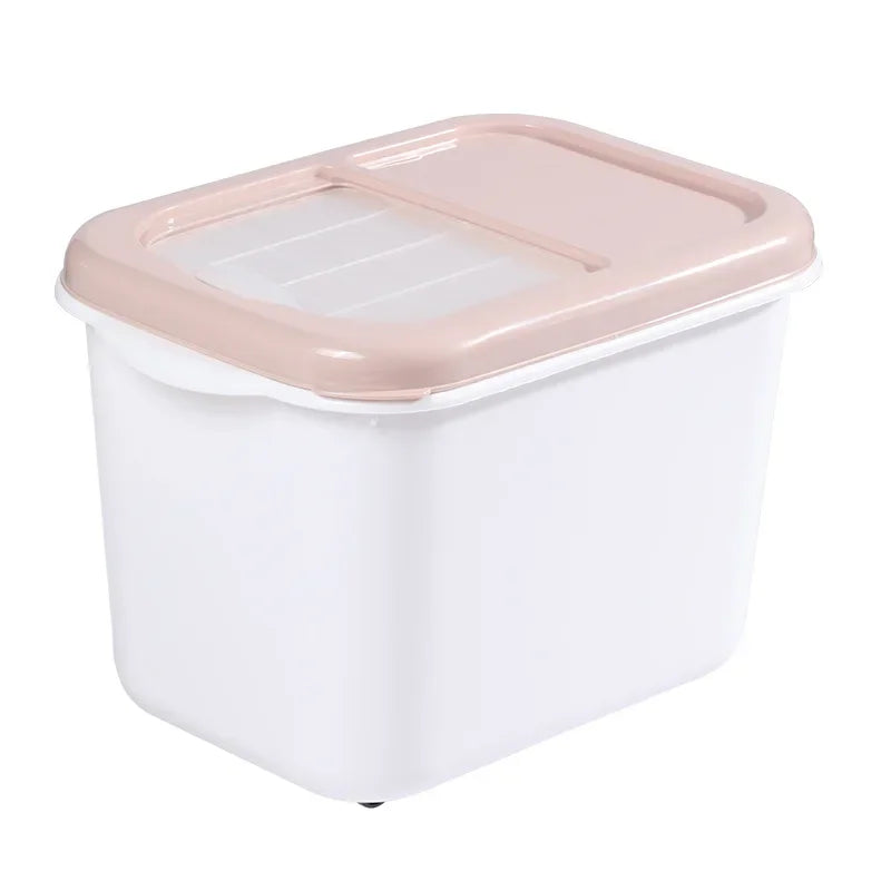 Pet Food Cat Food Storage Bucket Dog Food Sealed Bucket Cat Storage Box Can Moisture-proof 10KG Large Capacity Pet Supplies