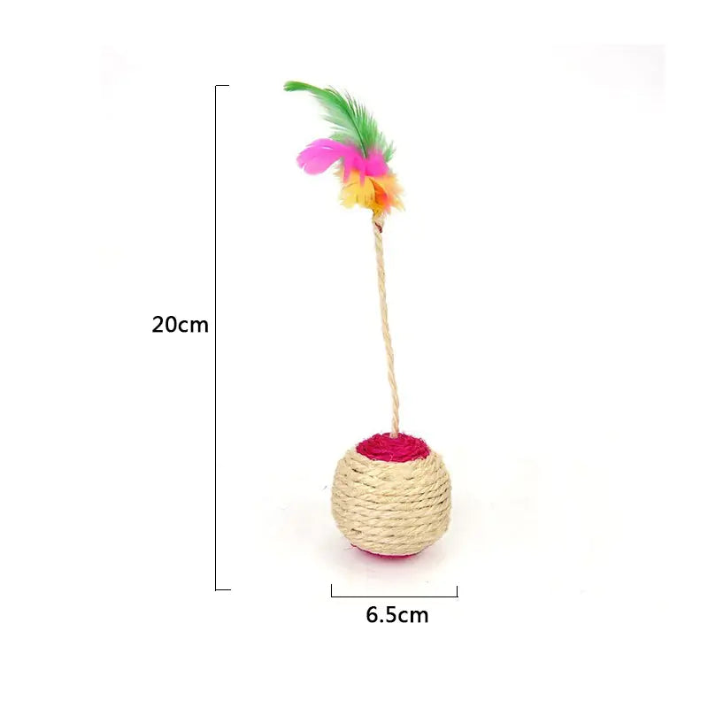 Cat Scratching Ball Toy